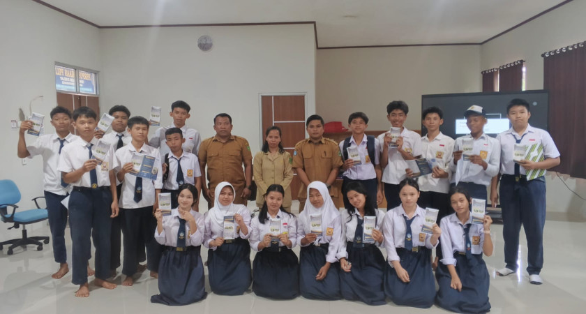 Sosialisasi SPMB  di SMPN 3 Kelay